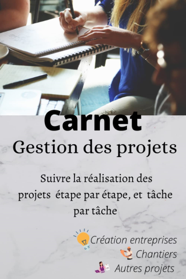 Livre Carnet gestion de projets de 