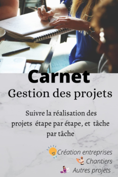 Carnet gestion de projets